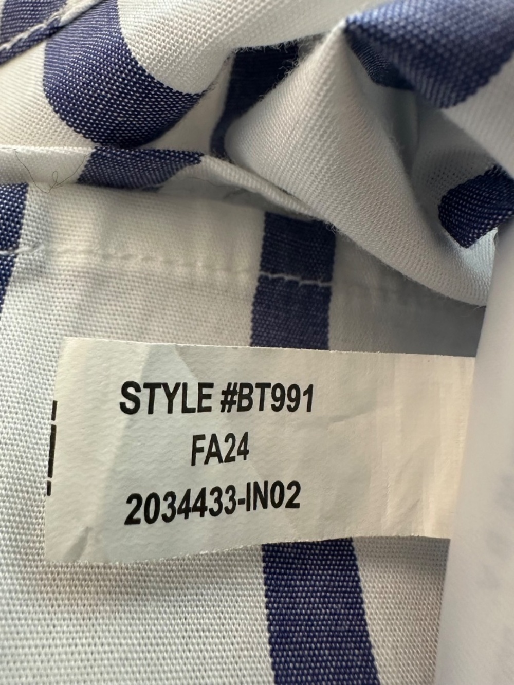 NEW J. Crew Factory Classic Bold Stripe Shirt Women's L Business Nautical 2024 - Picture 13 of 16